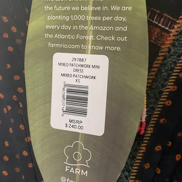 Farm Rio Mixed Patchwork Mini Dress - Picture 8 of 10